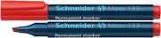 Set Markere Permanente Maxx 133 Vârf Teșit 1-4 mm 4 Culori Schneider