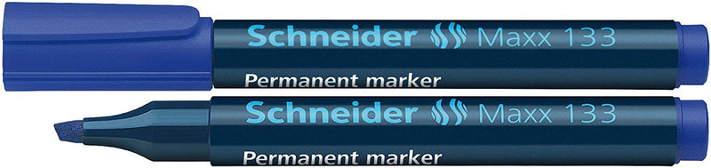 Set Markere Permanente Maxx 133 Vârf Teșit 1-4 mm 4 Culori Schneider