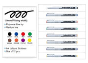 Marker OHP Non-Permanent 804 Vârf Mediu 1 mm Verde Artline
