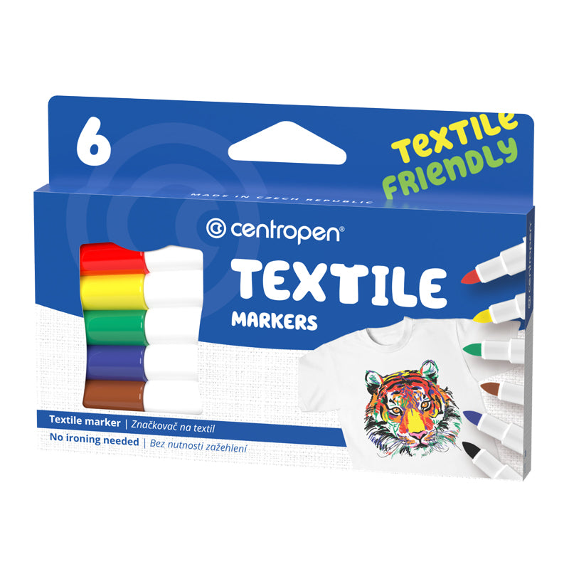Set Markere Textile 2739 6 buc Centropen