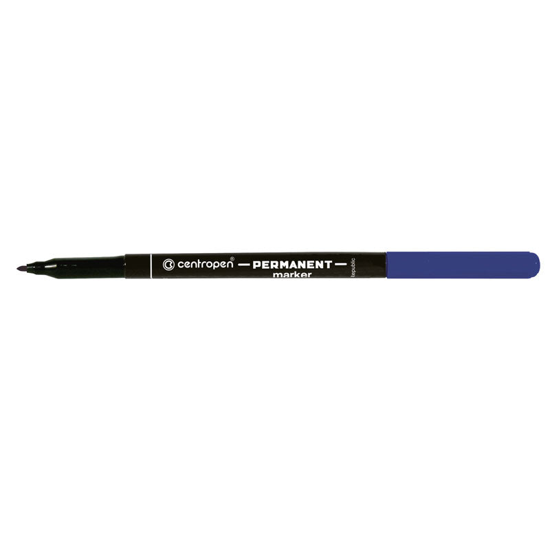 Marker Permanent 2536 Vârf Rotund 1 mm Albastru Centropen