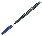Marker Permanent Multimark F Albastru Faber-Castell