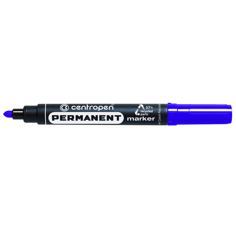 Marker Permanent 8566 Vârf Rotund 2,5 mm Albastru Centropen