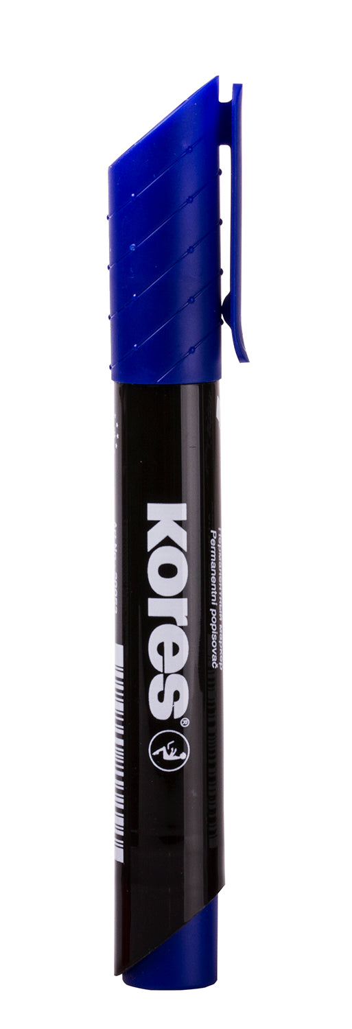 Marker Permanent Vârf Rotund 3 mm Albastru Kores