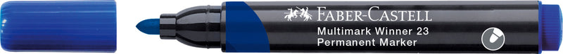 Marker Permanent Multimark Winner 23 Vârf Rotund Albastru Faber-Castell