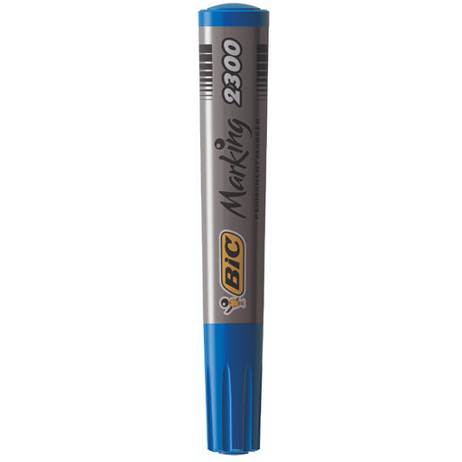 Marker Permanent 2300 Vârf Teșit Albastru BIC