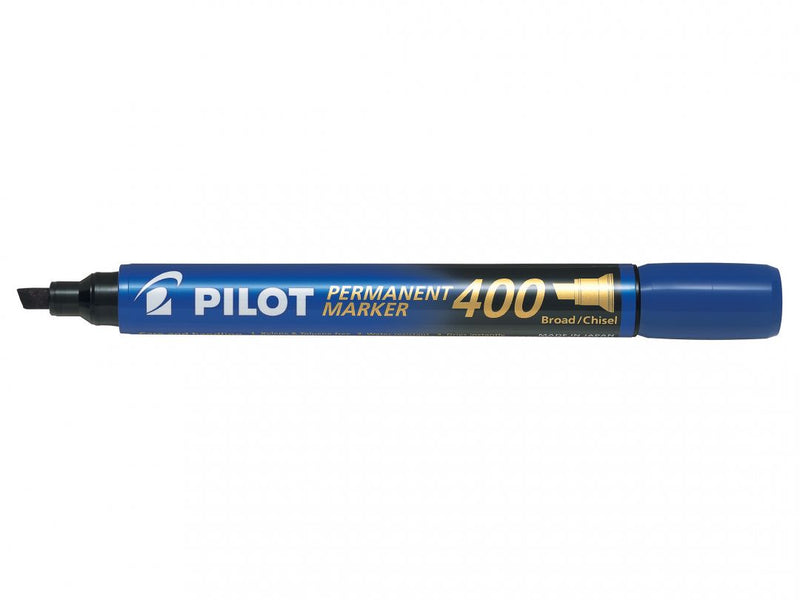 Marker Permanent P400 Vârf Teșit 4 mm Albastru Pilot