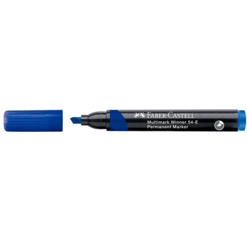 Marker Permanent Multimark Winner 54 Vârf Teșit Albastru Faber-Castell