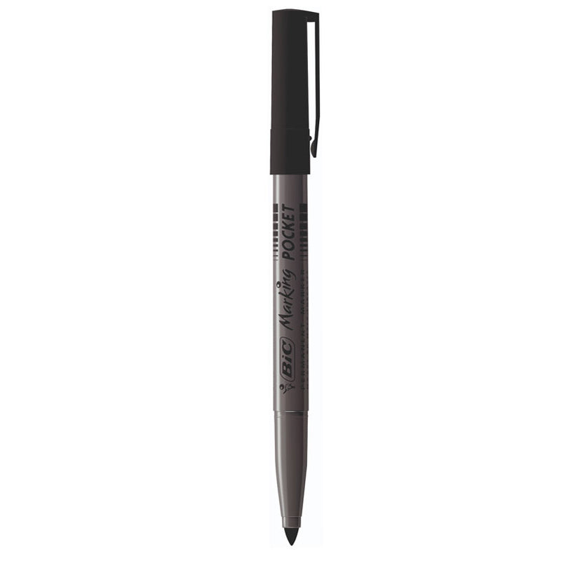 Marker Permanent 1445 Vârf Rotund 1,0 mm Negru BIC