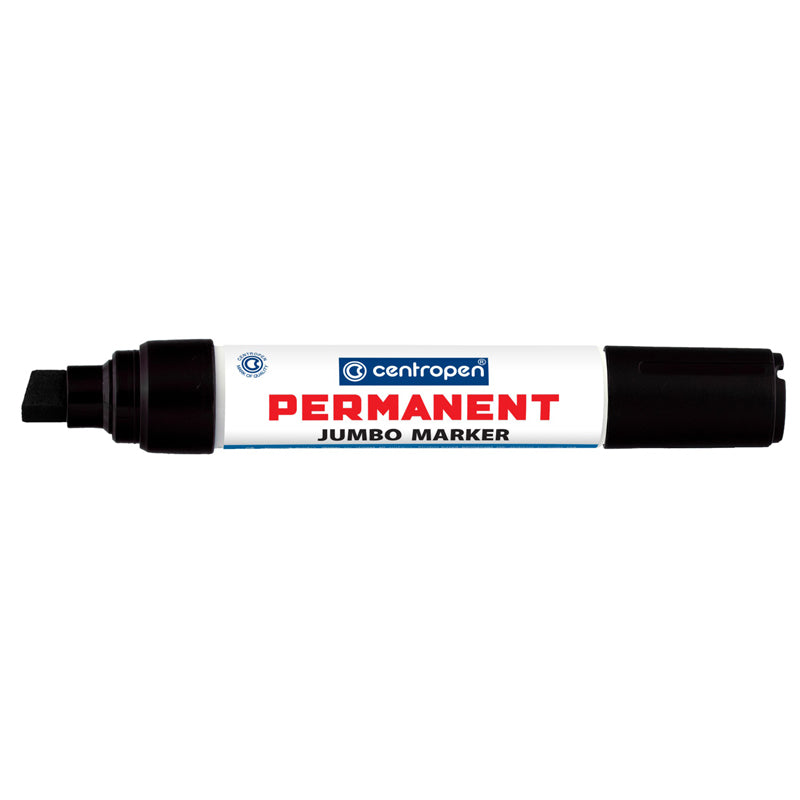 Marker Permanent Jumbo 9110 Vârf Teșit 2-10 mm Negru Centropen