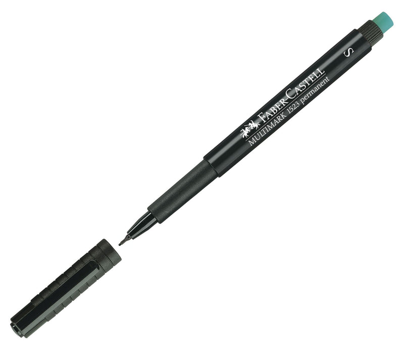 Marker Permanent Multimark S 0,4 mm Negru Faber-Castell