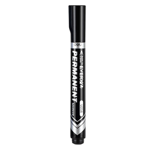 Marker Permanent cu Vârf Rotund 2,5 mm Negru Deli