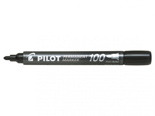Marker Permanent 100 Vârf Rotund 3 mm Negru Pilot