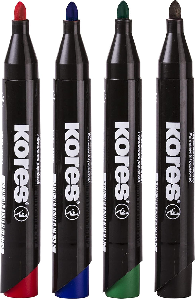 Marker Permanent Eco Vârf Rotund 3 mm Negru Kores