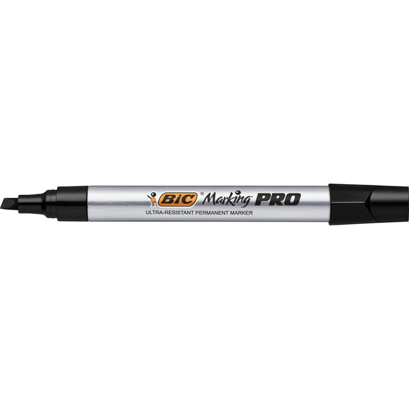 Marker Permanent Marking Pro Industrial Vârf Teșit Negru BIC
