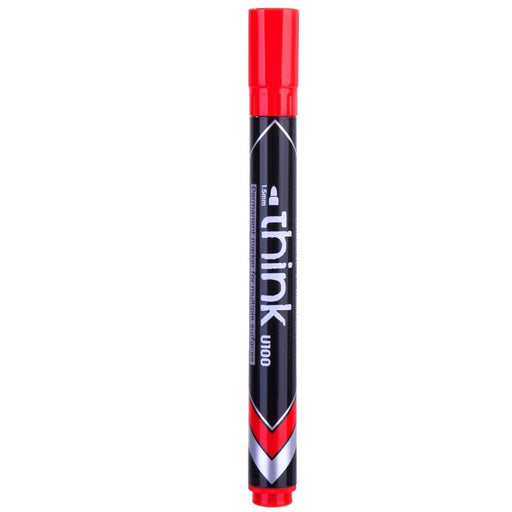 Marker Permanent cu Vârf Rotund 1,5 mm Roșu Deli