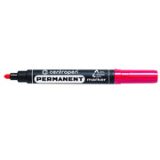 Marker Permanent 8566 Vârf Rotund 2,5 mm Roșu Centropen