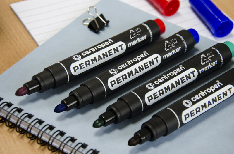 Marker Permanent 8566 Vârf Rotund 2,5 mm Roșu Centropen