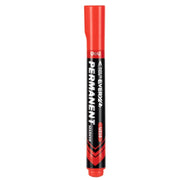 Marker Permanent cu Vârf Rotund 2,5 mm Roșu Deli