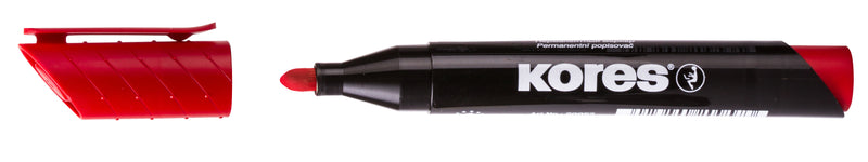Marker Permanent Vârf Rotund 3 mm Roșu Kores