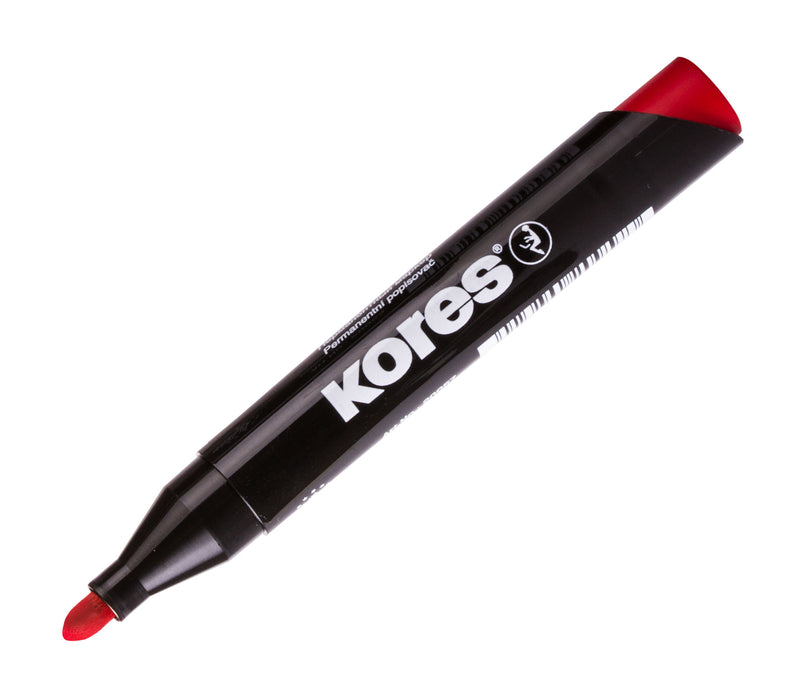 Marker Permanent Vârf Rotund 3 mm Roșu Kores