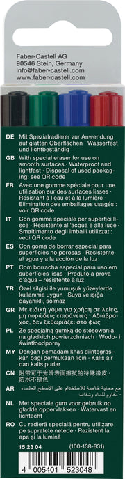 Set 4 Markere Permanente Multimark S Faber-Castell