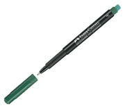 Marker Permanent Multimark F Verde Faber-Castell