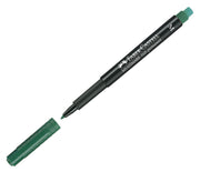 Marker Permanent Multimark M Verde Faber-Castell