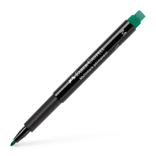 Marker Permanent Multimark M Verde Faber-Castell