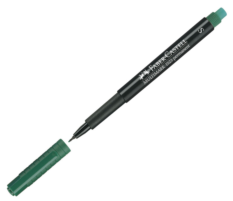 Marker Permanent Multimark S Verde Faber-Castell