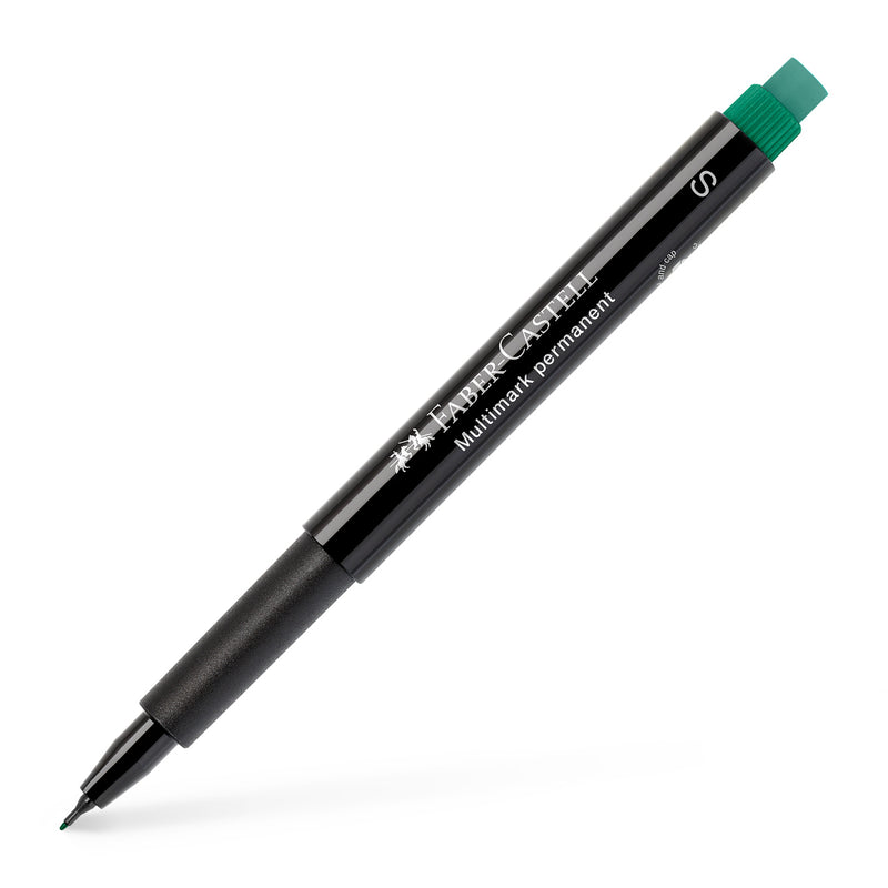 Marker Permanent Multimark S Verde Faber-Castell