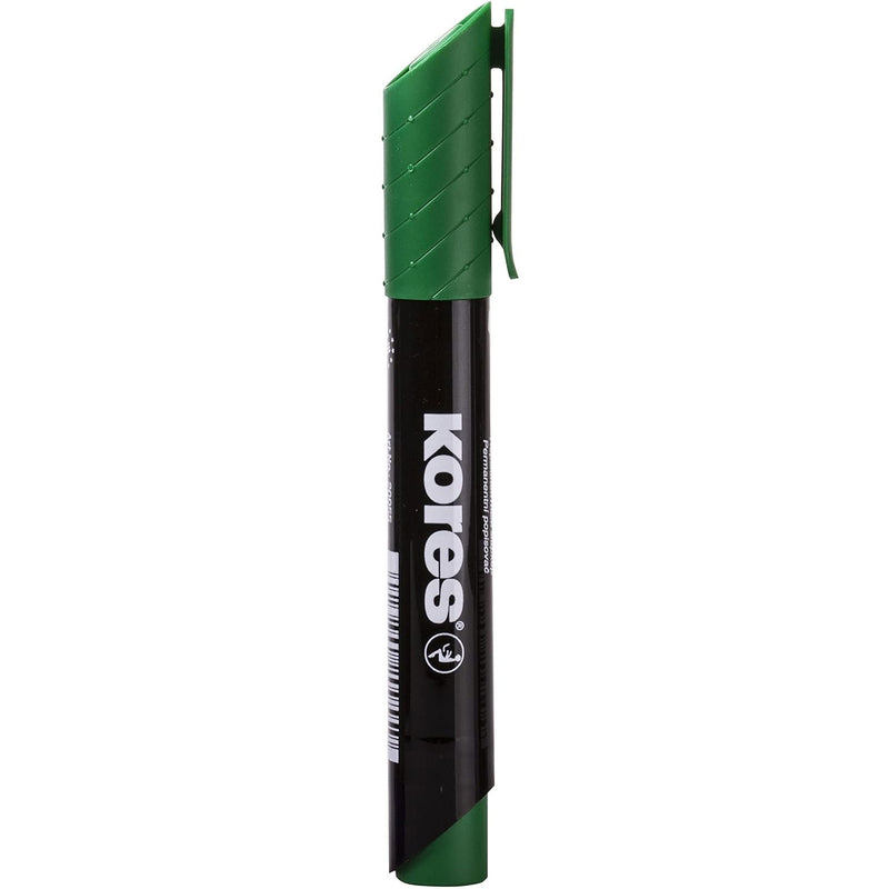 Marker Permanent Eco Vârf Rotund 3 mm Verde Kores