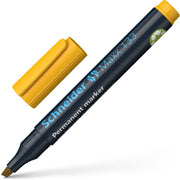 Marker Permanent Maxx 133 Vârf Teșit 1-4 mm Schneider Galben