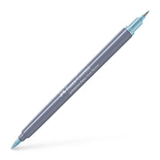 Marker Solubil 2 Capete Goldfaber Faber-Castell Albastru Aqua 164