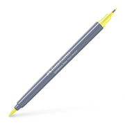 Marker Solubil 2 Capete Goldfaber Faber-Castell Galben Glazurat Deschis 104