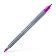 Marker Solubil 2 Capete Goldfaber Faber-Castell Magenta 228