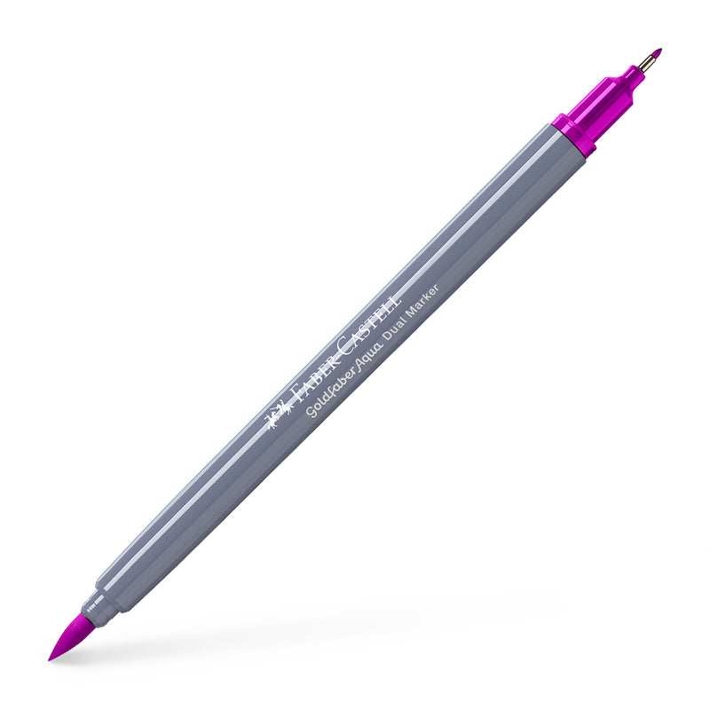 Marker Solubil 2 Capete Goldfaber Faber-Castell Magenta 228