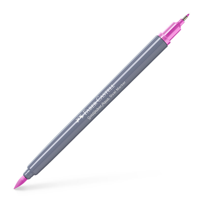 Marker Solubil 2 Capete Goldfaber Faber-Castell Magenta Deschis 119