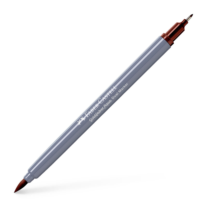 Marker Solubil 2 Capete Goldfaber Faber-Castell Maro Siena Ars 283