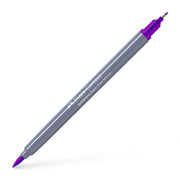 Marker Solubil 2 Capete Goldfaber Faber-Castell Purpuriu 284