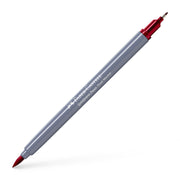 Marker Solubil 2 Capete Goldfaber Faber-Castell Roșu Muscată 227