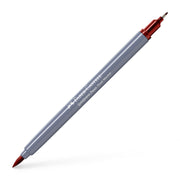 Marker Solubil 2 Capete Goldfaber Faber-Castell Roșu Venețian 190
