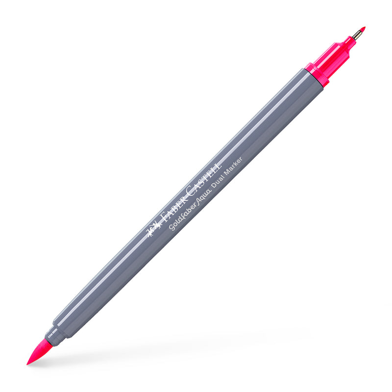 Marker Solubil 2 Capete Goldfaber Faber-Castell Roz 229