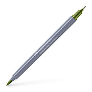 Marker Solubil 2 Capete Goldfaber Faber-Castell Verde Crom Opac 174