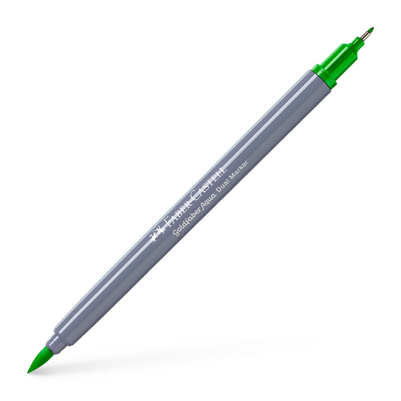 Marker Solubil 2 Capete Goldfaber Faber-Castell Verde Frunză 112