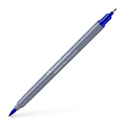 Marker Solubil 2 Capete Goldfaber Faber-Castell Violet Albăstrui 137