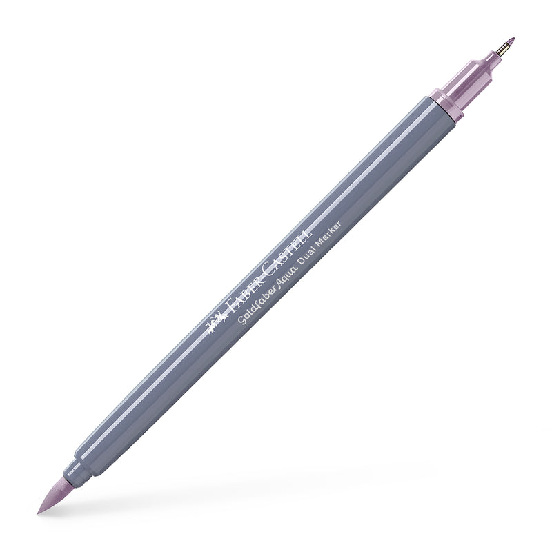 Marker Solubil 2 Capete Goldfaber Faber-Castell Violet Zambilă 282