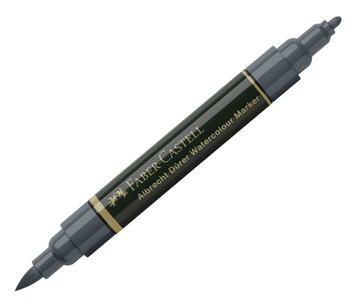 Marker Solubil Albrecht Dürer cu Două Vârfuri Faber-Castell Gri Rece VI