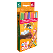 Marker Tatuaje Temporare Kids Set 3 Markere + 3 Ștampile + 10 Șabloane BIC