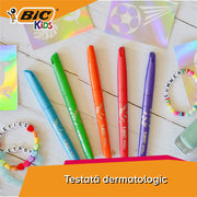 Marker Tatuaje Temporare Kids Set 5 Markere + 10 Șabloane BIC